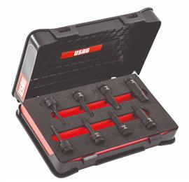 "Garnitura nasadnih kovanih ključeva sa inbus profilom 5-6-8-10-12-14-17-19 mm prihvat 1/2"" 234 1/2 MN/C8 USAG"